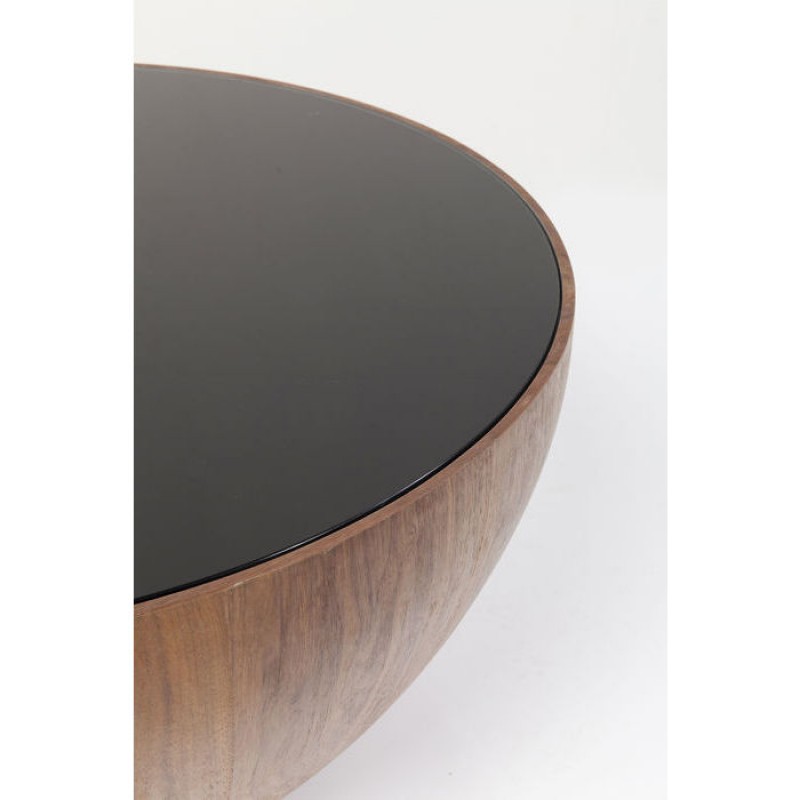 Coffee Table Tear Drops Walnut Ø80cm